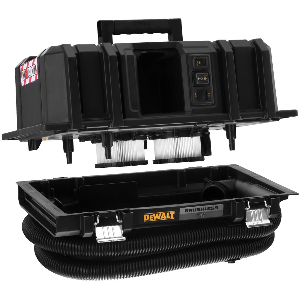 Аккумуляторный строительный пылесос DEWALT DCV586MX1, 54 В, 11 л, с АКБ 3 Ач и ЗУ (DCV586MX1N-XJ)