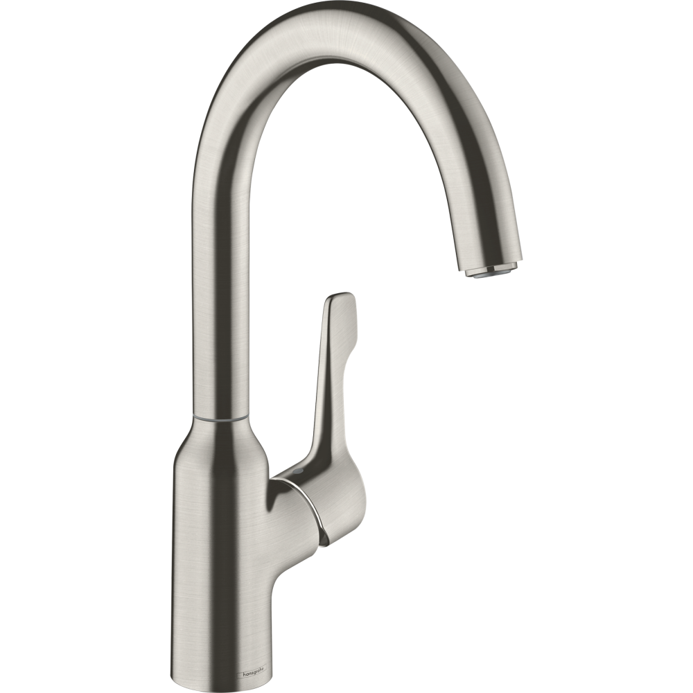 Смеситель для кухонной мойки hansgrohe Focus M43 220, с поворотным изливом 71812800, под сталь
