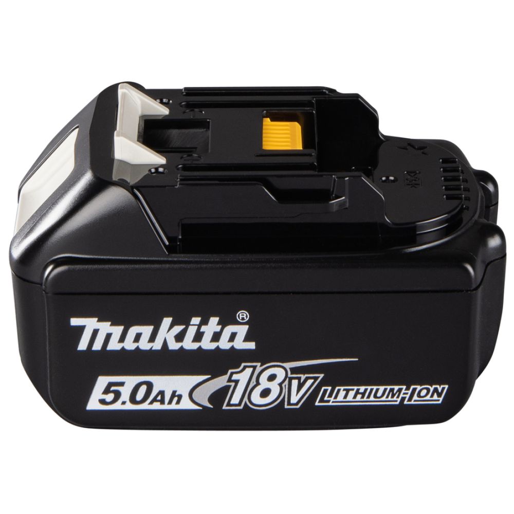 Набор Makita 197570-9: 2 АКБ BL1850, Li-Ion, 18 В, 5 Ач и быстрое зарядное устройство DC18RC, 7.2/9.6/12/14.4/18 В, 9 А