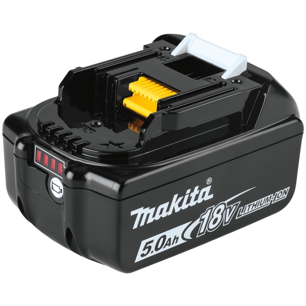 Набор Makita 197570-9: 2 АКБ BL1850, Li-Ion, 18 В, 5 Ач и быстрое зарядное устройство DC18RC, 7.2/9.6/12/14.4/18 В, 9 А