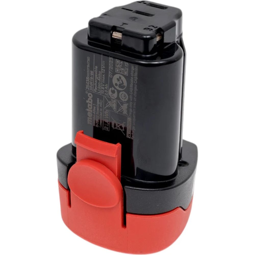 Аккумулятор Metabo LiPOWER, Li-Ion, 12 В, 2 Ач (625438000)