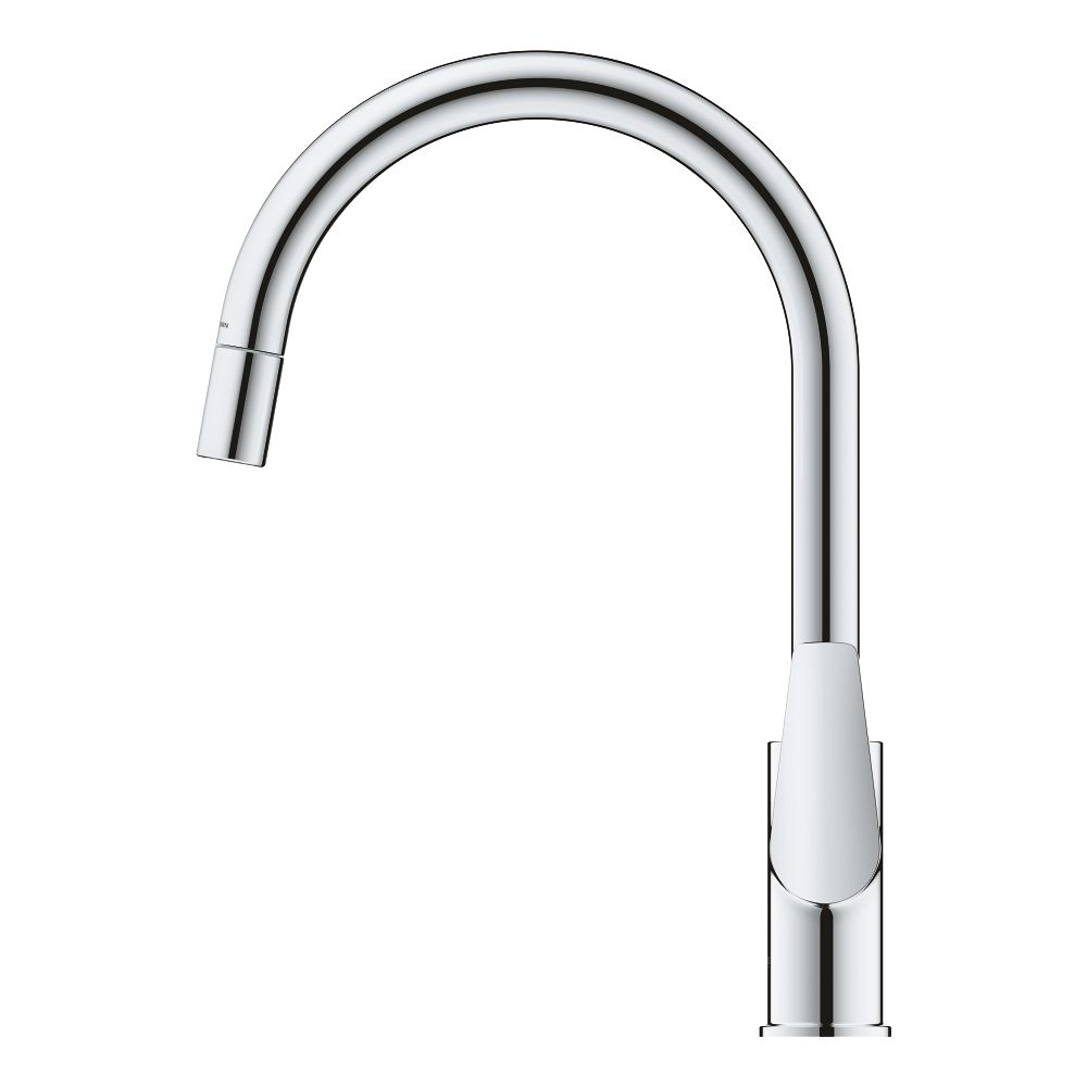 Смеситель для кухни GROHE BauEdge с вытяжным изливом, хром (30536000)