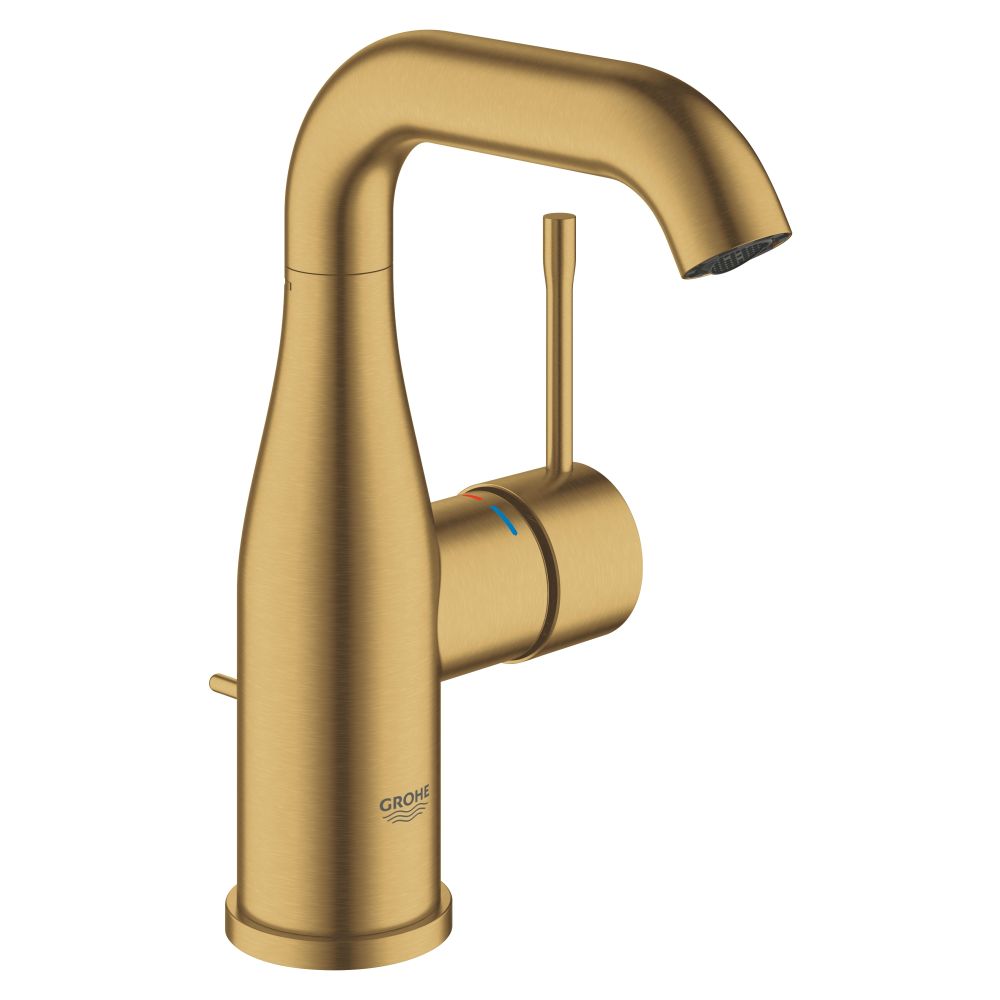 Смеситель для раковины GROHE Essence с донным клапаном, M-size, холодный рассвет матовый (23462GN1)