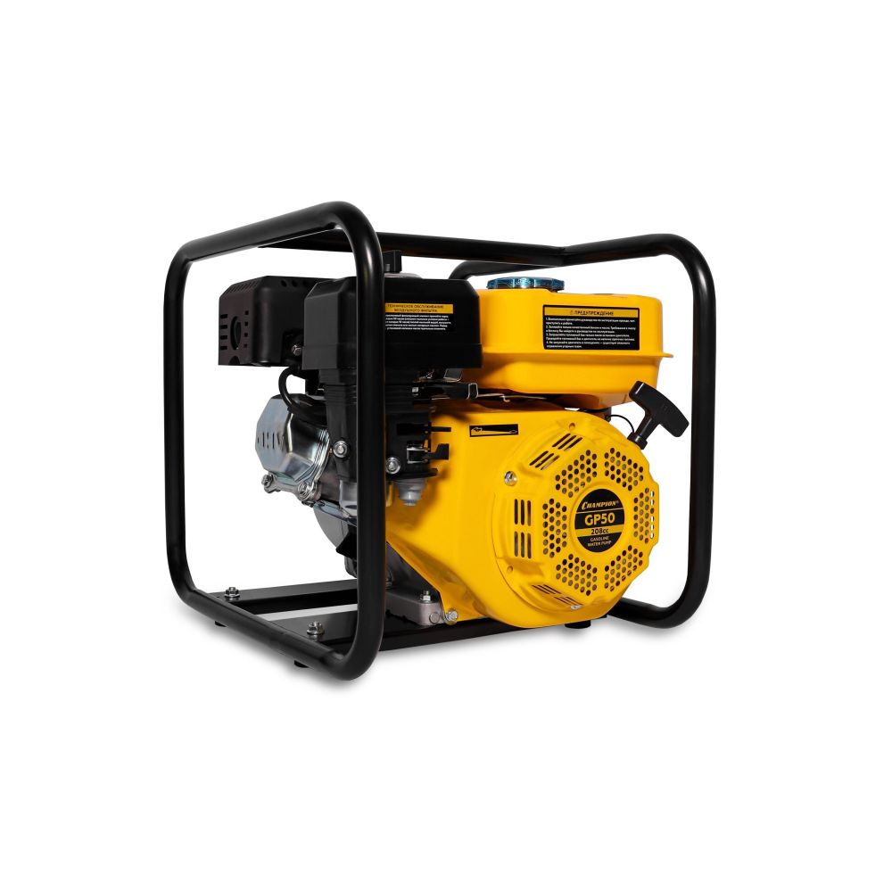 Бензиновая мотопомпа Champion, 7 л.с., 208 см³, 36 м³/ч, GP50