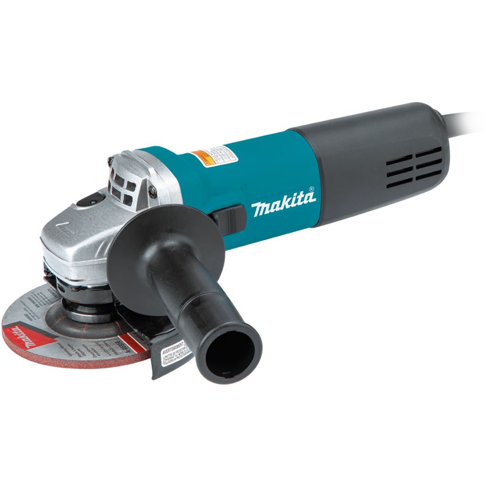 Угловая шлифмашина Makita 9557HNRK, 840 Вт, 115 мм, 11000 об/мин, в кейсе