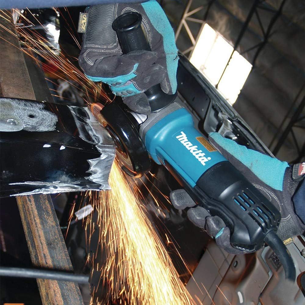 Угловая шлифмашина Makita 9557HNRK, 840 Вт, 115 мм, 11000 об/мин, в кейсе