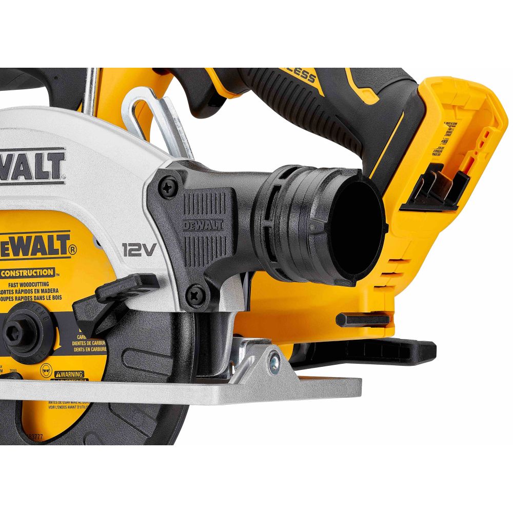 Аккумуляторная дисковая пила DEWALT DCS512NT, 12 В, 140 мм, 3600 об/мин, без АКБ и ЗУ, в кейсе TSTAK (DCS512NT-XJ)