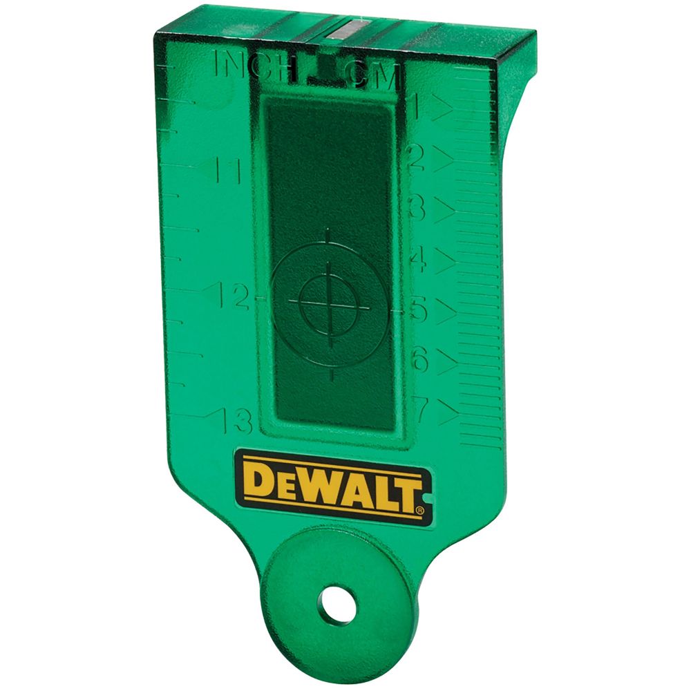 Мишень-лучеуловитель DEWALT DE0730G, для зеленых лазерных уровней
