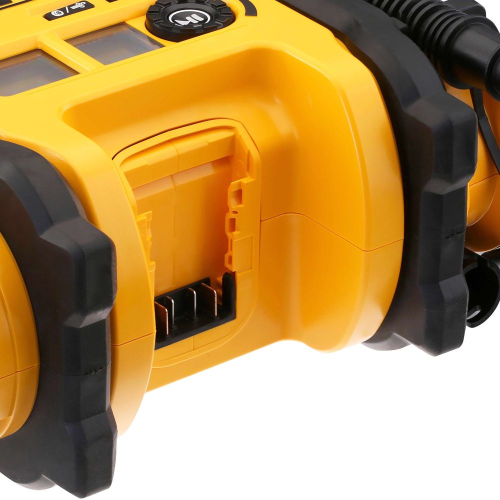 Аккумуляторный компрессор DEWALT DCC018P1, 18 В, 11 бар, 14.7 л/мин, с АКБ 5 Ач и ЗУ