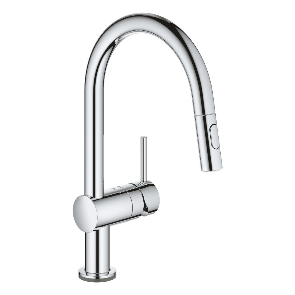Смеситель для кухни GROHE Minta Touch сенсорный с вытяжным душем, хром (31358002)