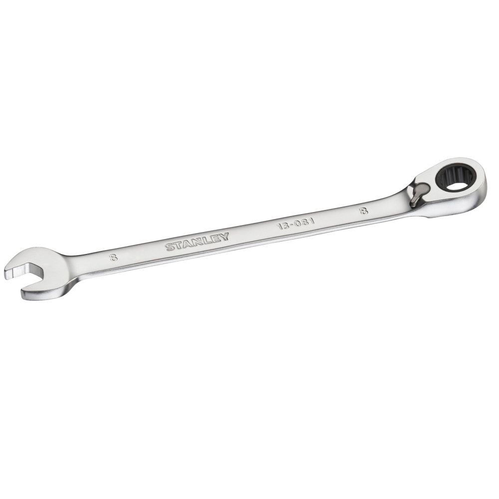 Ключ гаечный комбинированный STANLEY FATMAX FMMT13081-0, с храповым механизмом, 8 мм