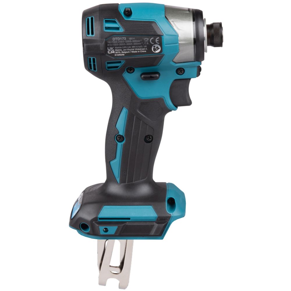 Аккумуляторный шуруповерт Makita DTD173RTJ, 18 В, 180 Нм, 3800 уд/мин, с 2 АКБ 5 Ач и ЗУ, в кейсе MakPac