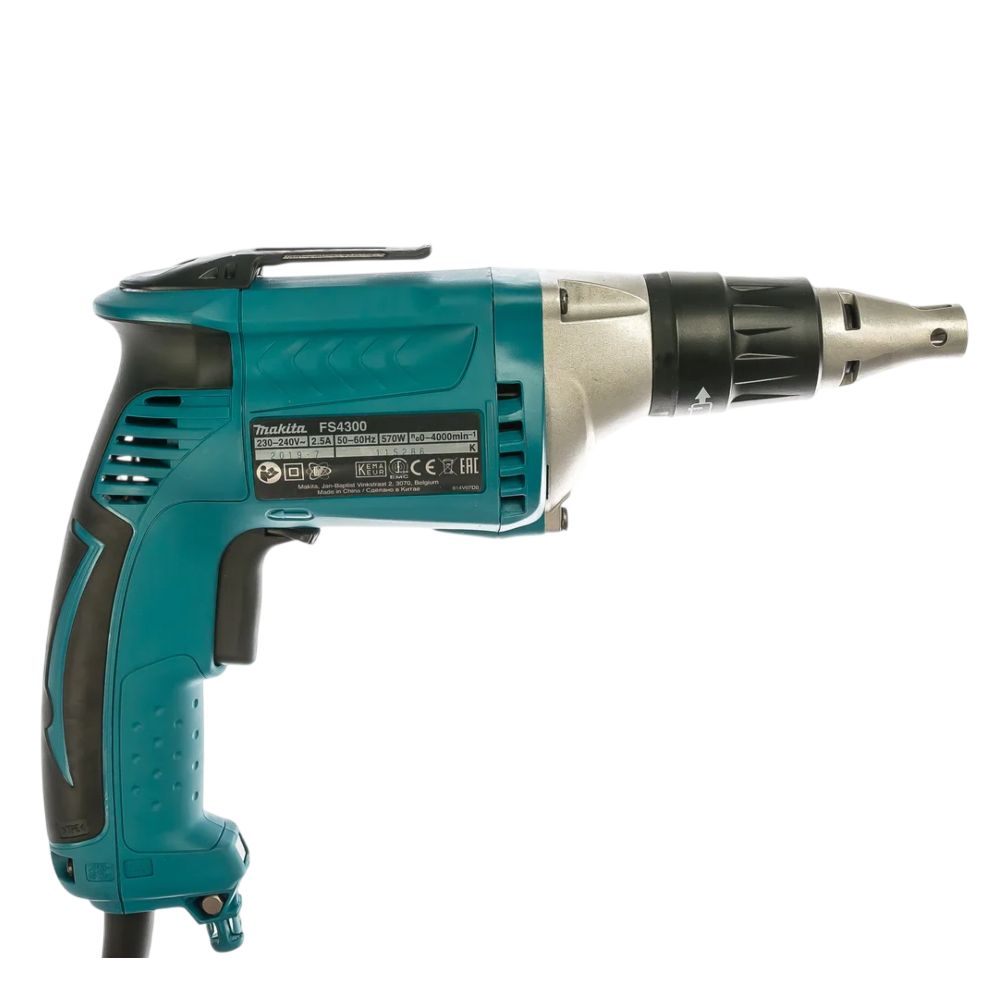 Шуруповерт Makita FS4300, 570 Вт, 16 Нм, 4000 об/мин