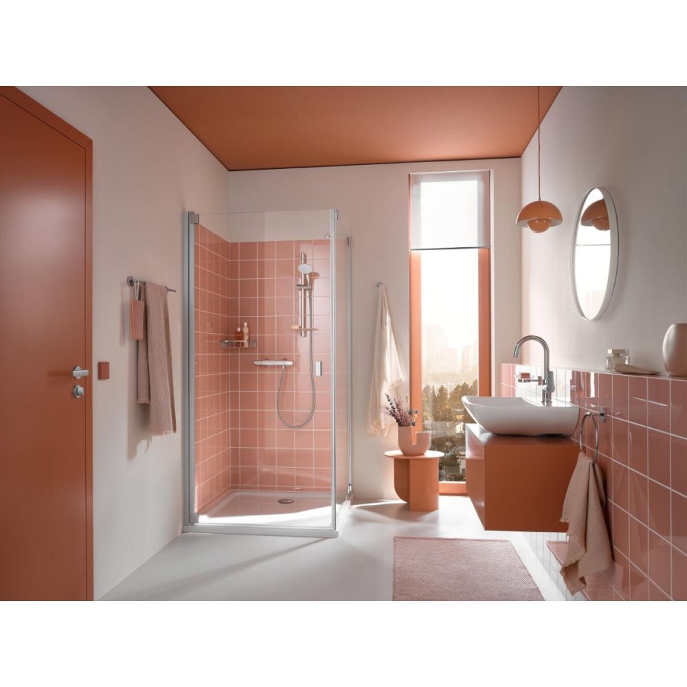 Душевой гарнитур GROHE Tempesta 110 с мыльницей, 3 режима струи, душевая штанга 600 мм, 7,4 л/мин, хром (27600003)