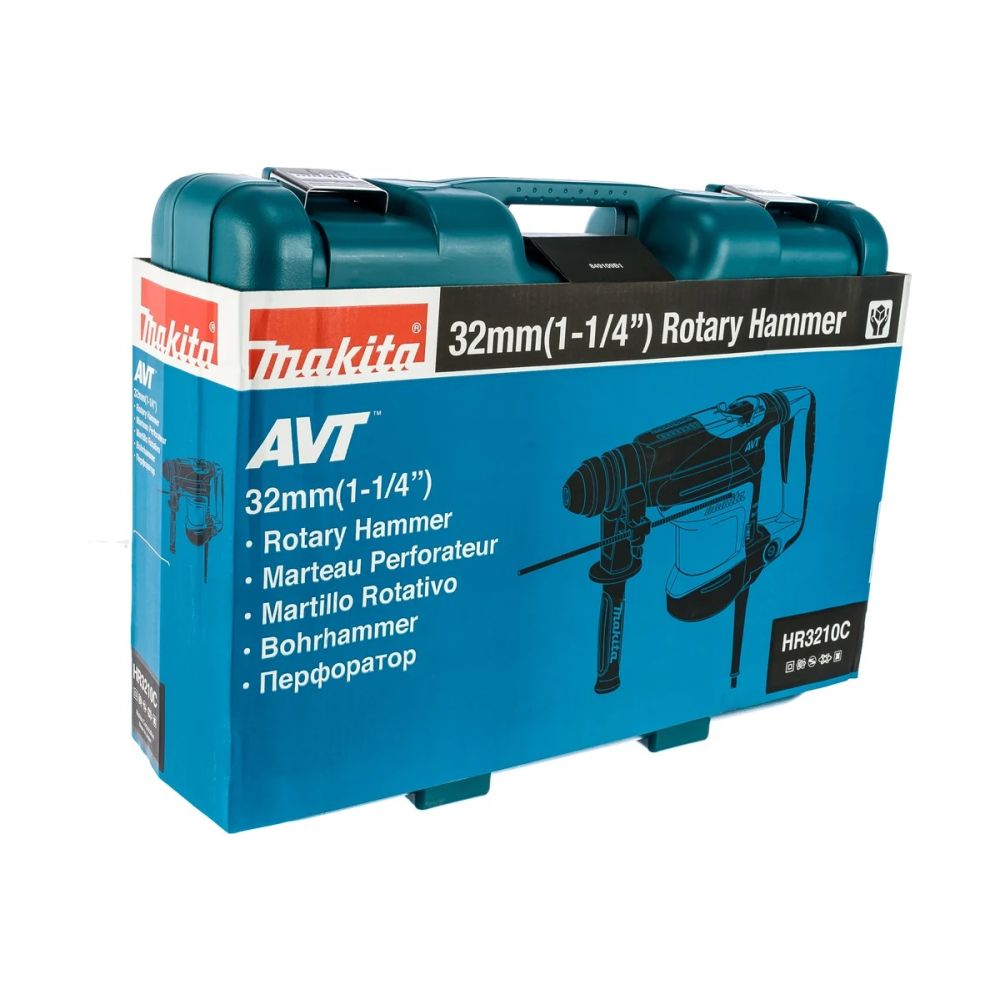 Перфоратор Makita HR3210C, 850 Вт, 5.5 Дж, 3300 уд/мин, в кейсе