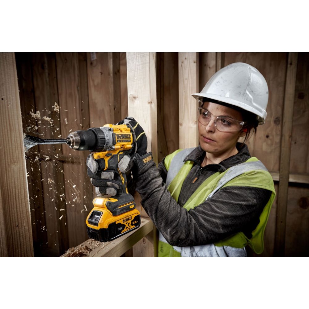 Аккумуляторная дрель-шуруповерт DEWALT DCD800P1T, 18 В, 2000 об/мин, с АКБ 5 Ач и ЗУ, в кейсе TSTAK (DCD800P1NT-XJ)