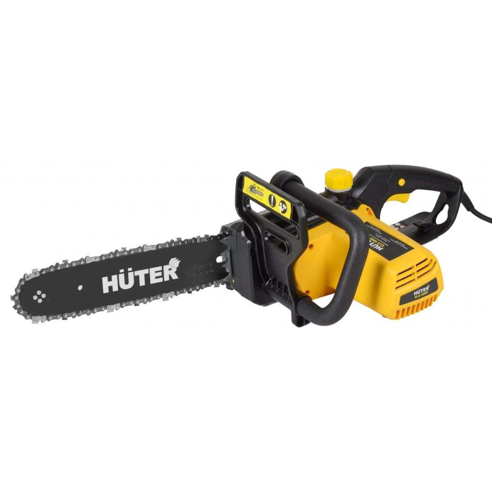 Электропила HUTER ELS-1800P, 1800 Вт, 35.5 см, шаг цепи 3/8, 53 звена, 70/10/5