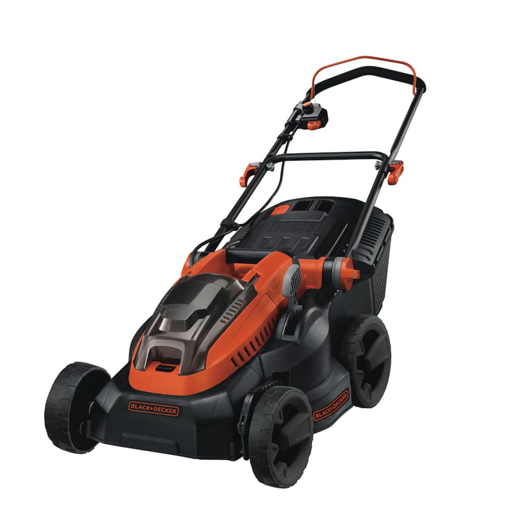 Аккумуляторная газонокосилка BLACK+DECKER, 36 В, 38 см, 35 л, с АКБ 2 Ач и ЗУ, CLM3820L1