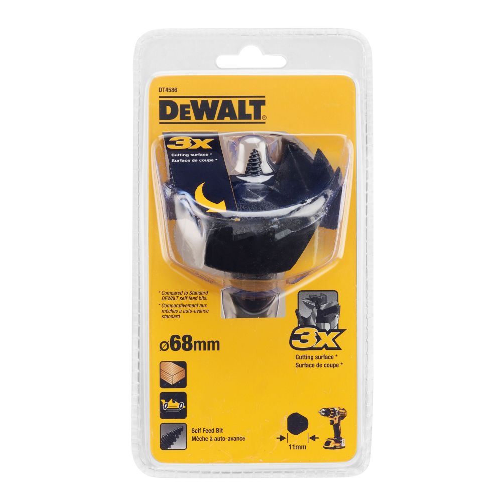 Сверло по дереву DEWALT Форстнера, 68x87x122 мм, 1 шт. (DT4586-QZ)