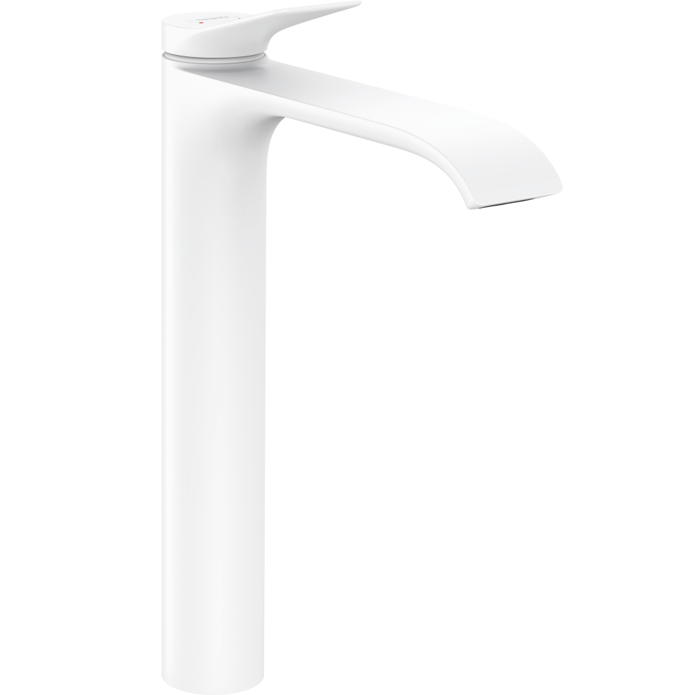 Смеситель для раковины hansgrohe Vivenis 250 со сливным гарнитуром 75040700, матовый белый