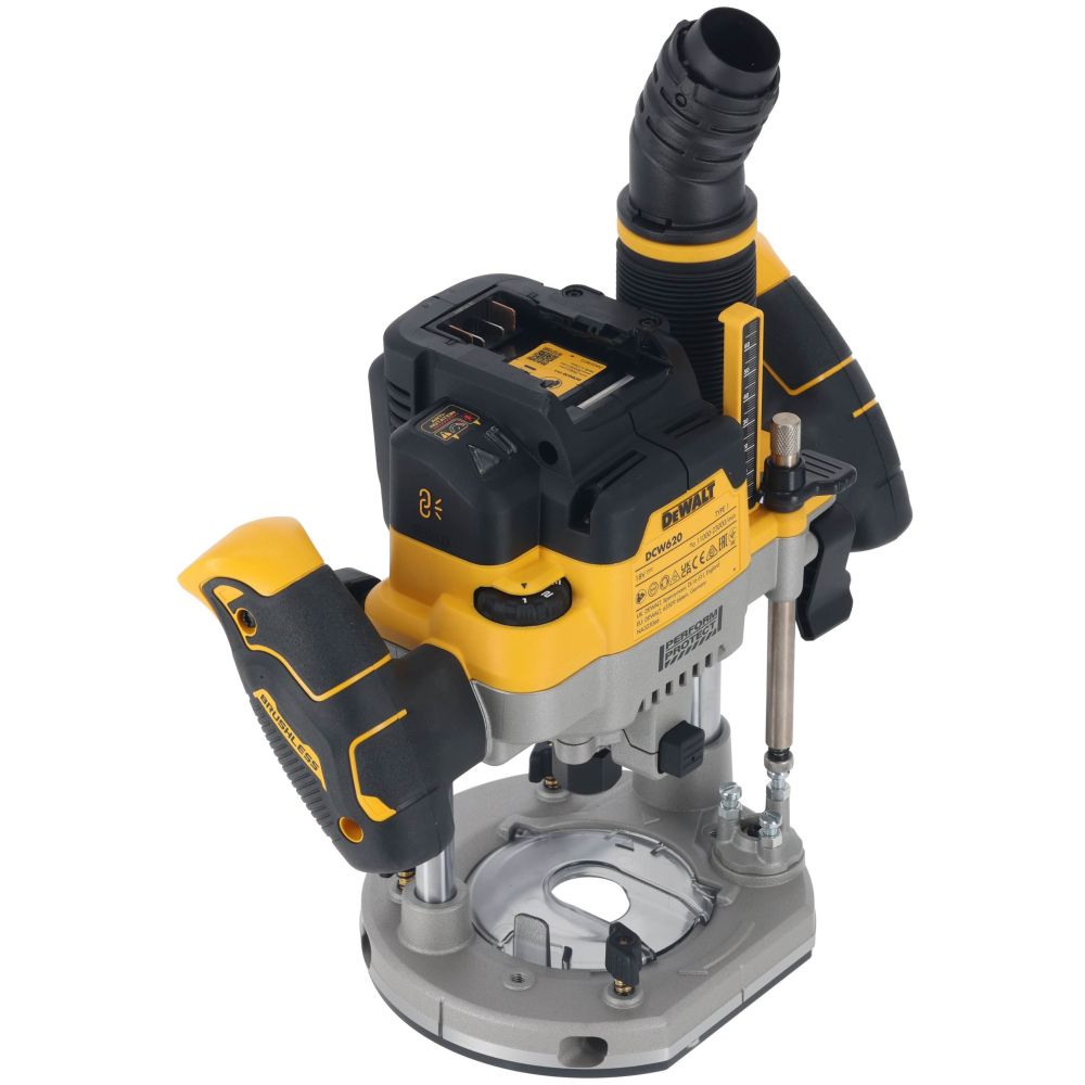Аккумуляторный фрезер DEWALT DCW620H2, 18 В, 23000 об/мин, 70 мм, с 2 АКБ 5 Ач и ЗУ, в кейсе TSTAK (DCW620H2-QW)