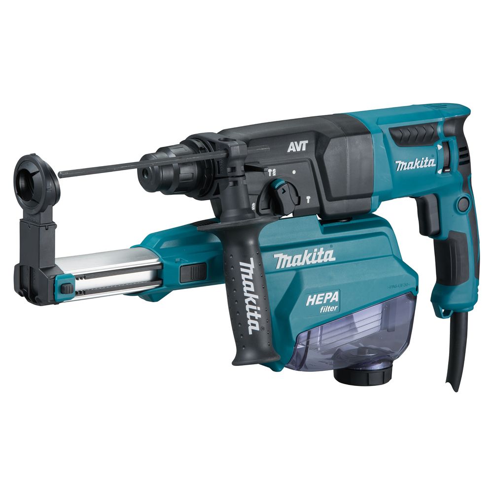 Перфоратор Makita SDS +, с системой пылеудаления, 800 Вт, 26 мм, 2.9 Дж, HR2653