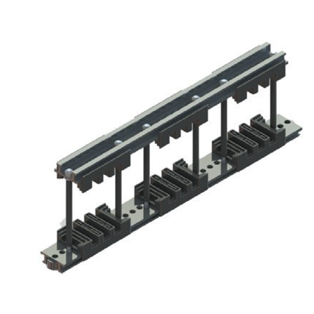 Шинодержатель 4Р для 3-х шин до 120х10 серии ШД-101 DEKraft, 33003DEK