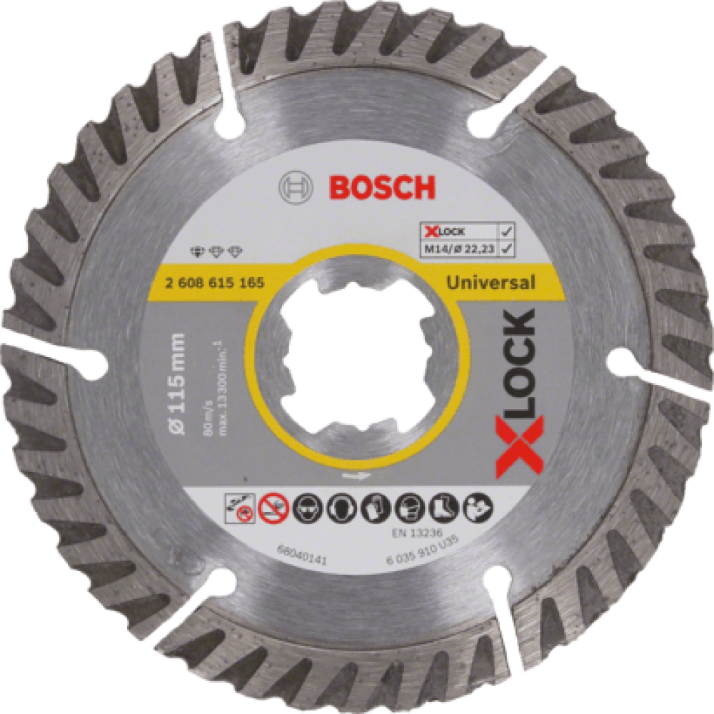 Алмазный диск Bosch X-LOCK Standard for Universal 115 x 22,23 x 1,6 x 10мм (2608615165)