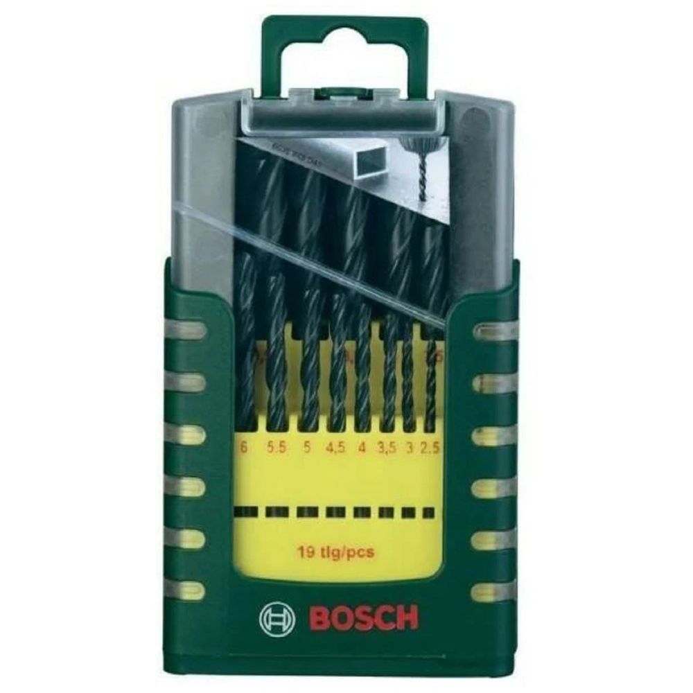 Набор сверл по металлу Bosch HSS-R, 19 шт. (2607017151)