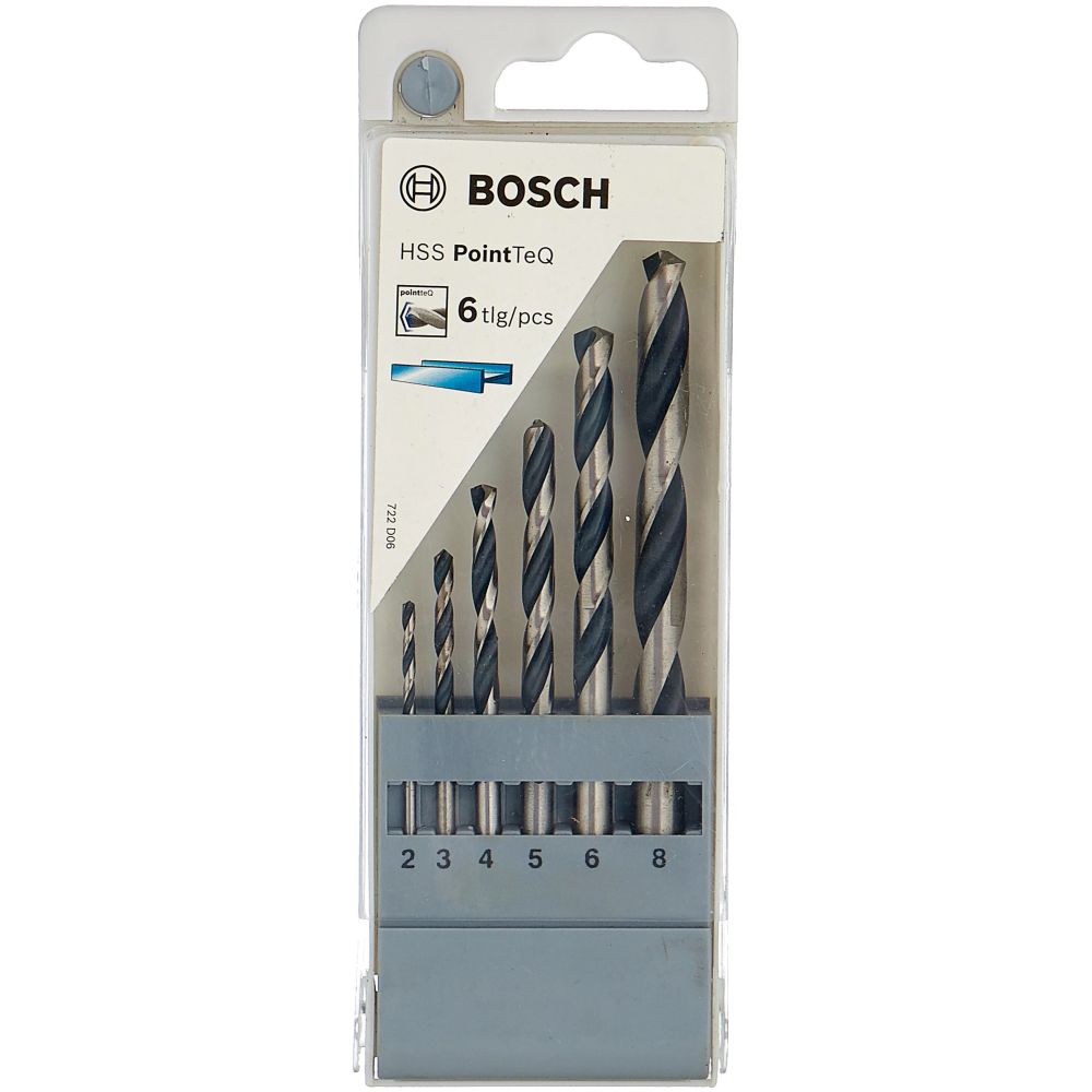 Набор Сверл Bosch HSS PointTeQ 6шт. (2608577346)