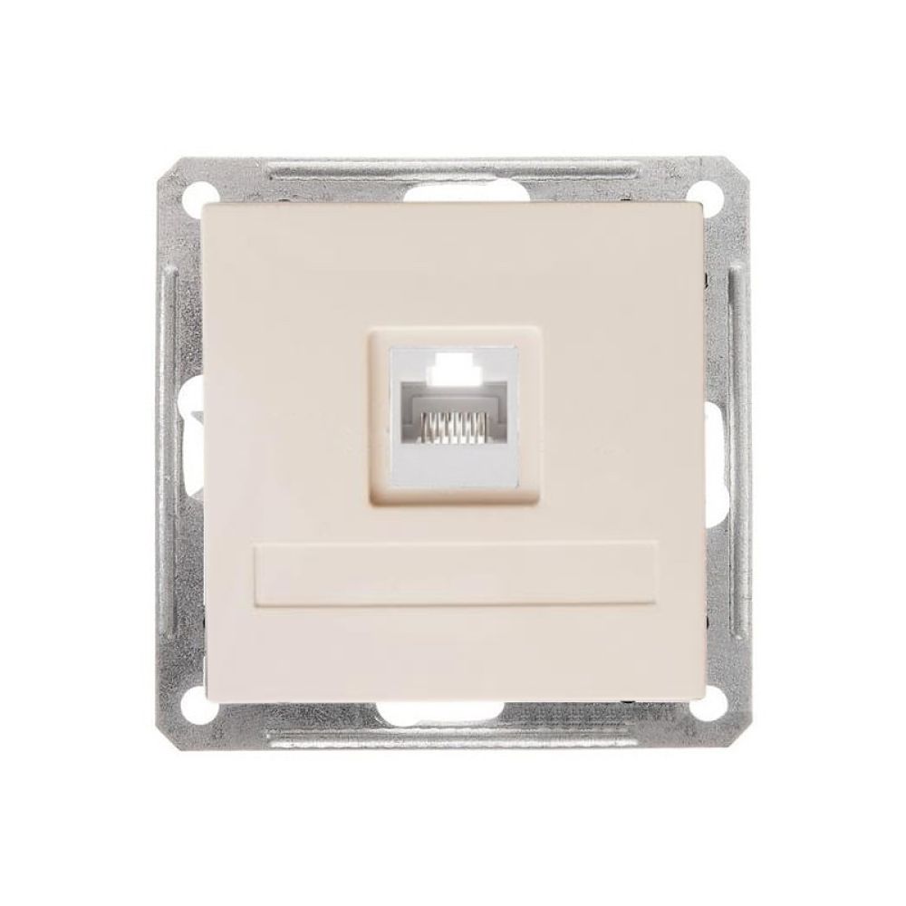 Розетка компьютерная скрытой установки Systeme Electric (Schneider Electric) W59, слоновая кость RSI-152K5E-2-86