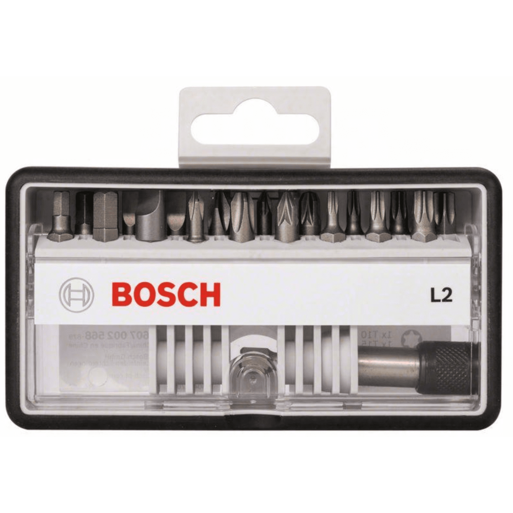 Набор бит Bosch Robust Line L 2607002568, с держателем, 18 шт.