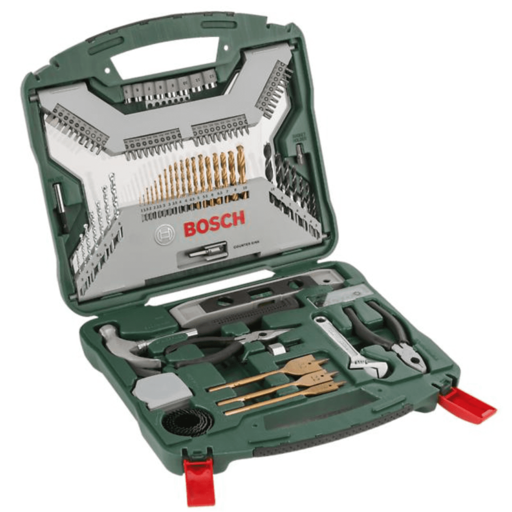 Набор оснастки и инструментов Bosch X-Line 2607019331, с титан-нитридным покрытием, 103 шт.