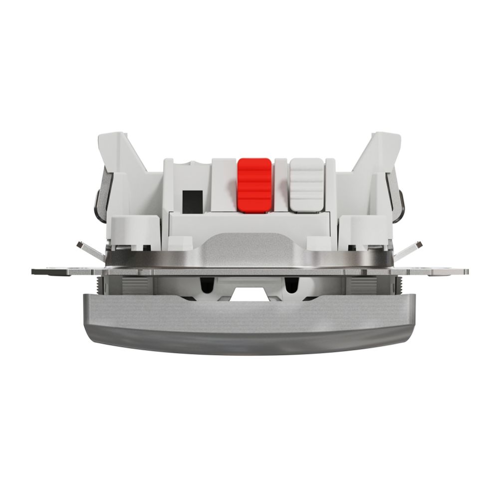 Выключатель 1-клавишный, схема 1 10АХ Schneider Electric Sedna Design, алюминий SDD113101