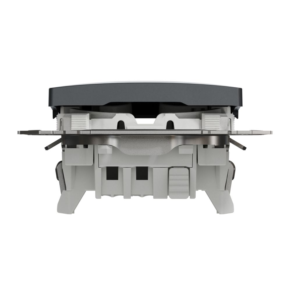 Переключатель 1-клавишный, схема 6 10АХ Schneider Electric Sedna Design, антрацит SDD114106