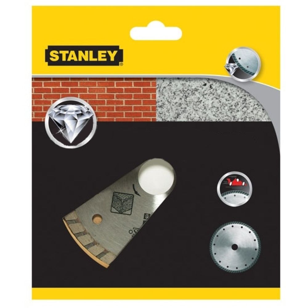 Алмазный диск сплошной по плитке STANLEY STA38027, 180x22.2