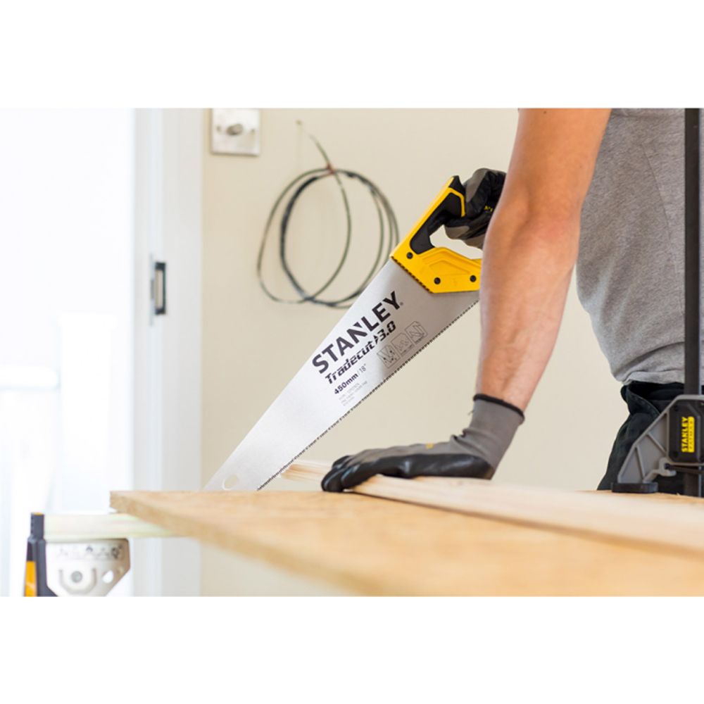 Ножовка по дереву Tradecut с закаленным зубом STANLEY STHT20355-1, 11 х 460мм