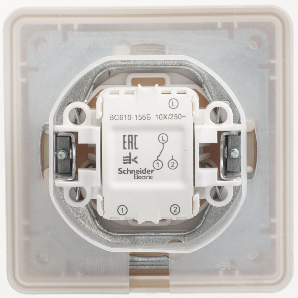 Переключатель 1-клавишный Systeme Electric (Schneider Electric) W59, слоновая кость VS610-156-28