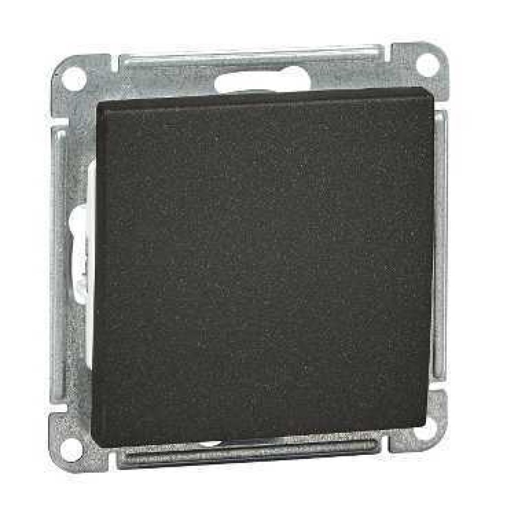 Переключатель 1-клавишный Systeme Electric (Schneider Electric) W59, черный бархат VS610-156-6-86