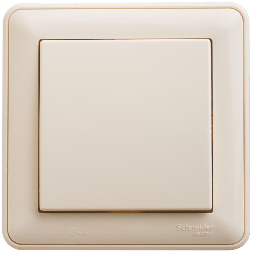 Переключатель 1-клавишный Systeme Electric (Schneider Electric) W59 Aqua, слоновая кость VS610-156B-28