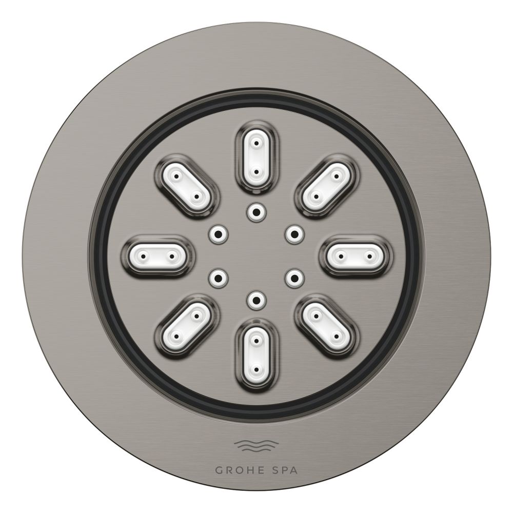 Боковой душ GROHE Rainshower Aqua, круглый, 2 режима струи, темный графит матовый (26801AL0)