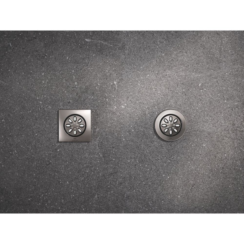 Боковой душ GROHE Rainshower Aqua, квадратный, 2 режима струи, темный графит глянцевый (26802A00)