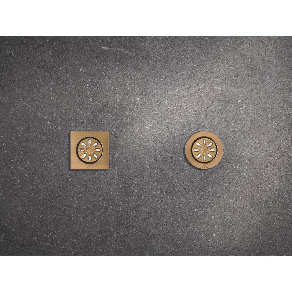 Боковой душ GROHE Rainshower Aqua, круглый, 2 режима струи, холодный рассвет матовый (26801GN0)