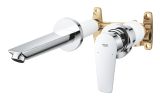 Смеситель для раковины GROHE BauEdge в комплекте с монтажной частью, хром (20474001)