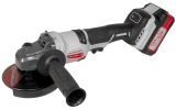 Аккумуляторная угловая шлифмашина ИНТЕРСКОЛ УШМ-125/36ВМЭ, 36 В, 125 мм, 8500 об/мин, с 2 АКБ 2 Ач и ЗУ, в кейсе