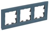 Рамка 3-постовая универсальная Systeme Electric (Schneider Electric) Atlas Design Nature, грифель ATN360703