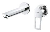 Смеситель для раковины GROHE BauLoop в комплекте с монтажной частью, хром (20289001)