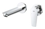 Смеситель для раковины GROHE BauEdge в комплекте с монтажной частью, хром (20474001)