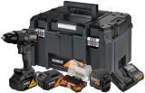 Ударная дрель-шуруповерт DEWALT McLaren Limited Edition DCD86MM2KT, 18 В, 2000 об/мин, с 2 АКБ 4 Ач и ЗУ, в кейсе TSTAK