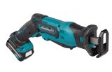 Аккумуляторная сабельная пила Makita JR105DWAE, 10.8 В, 3300 ход/мин, 13 мм, с 2 АКБ 2 Ач и ЗУ, в кейсе